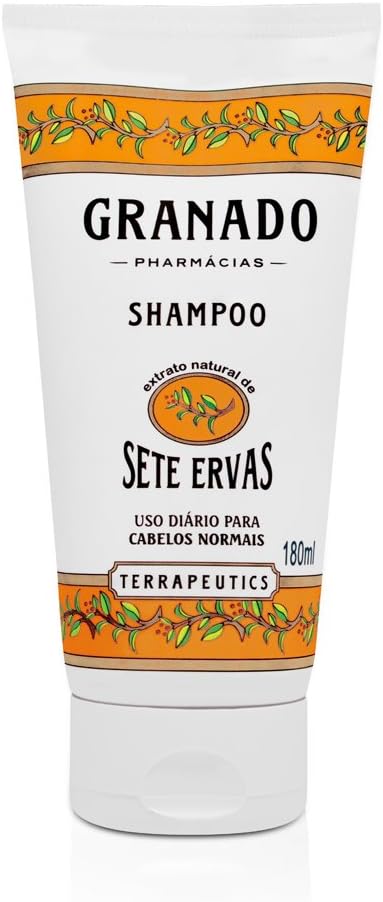 Linha Terrapeutics Granado - Shampoo Sete Ervas 180 Ml - (Granado Terrapeutics Collection - Herbal Mix Shampoo 6.1 Fl Oz)