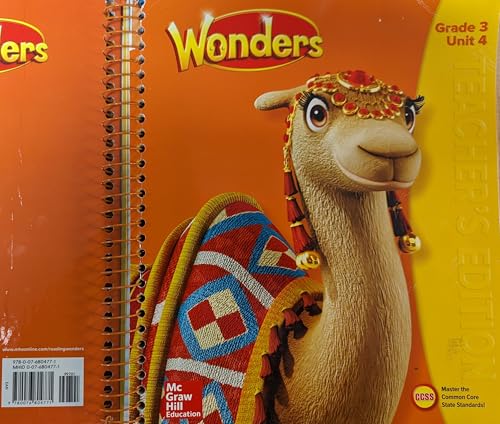 Wonders Teacher's Edition, Volume 4, Grade 3 B0CJGP9X17 Book Cover
