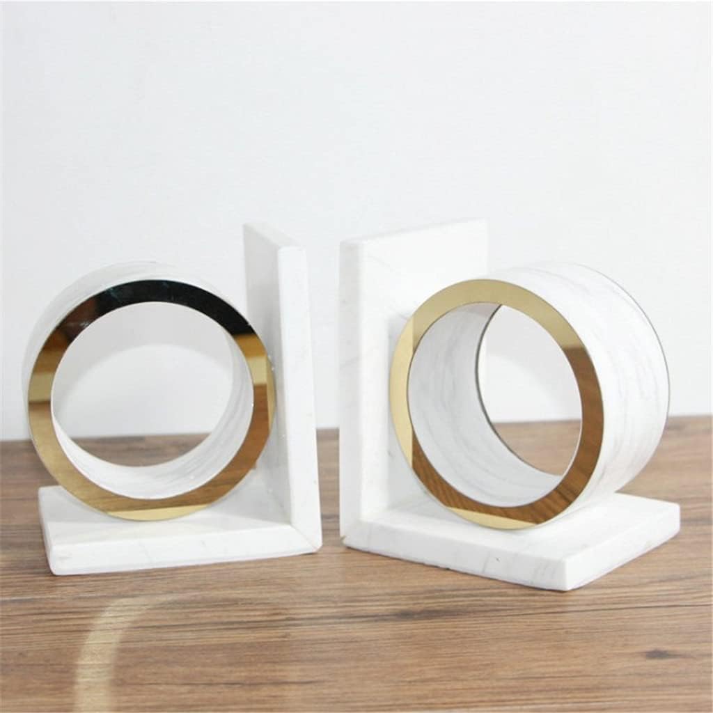 Bookcase Living Room Office Desktop Book Stand Handicraft Home Decoration Ornaments (Color : White Size : As Shown)