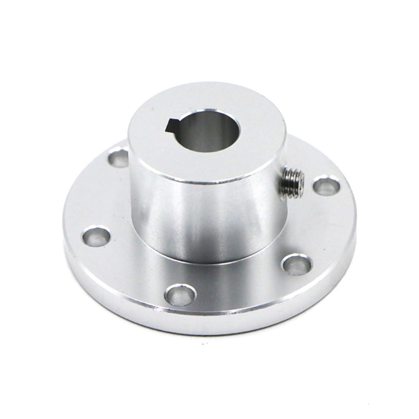 Sztywne złącze kołnierzowe Sprzęgło silnika, Sprzęgło kołnierzowe ze stopu aluminium Średnica 5 6 8 10 mm 12 14 15 16 18 mm Sprzęgło z rowkiem wpustowym(A 16mm Keyway)