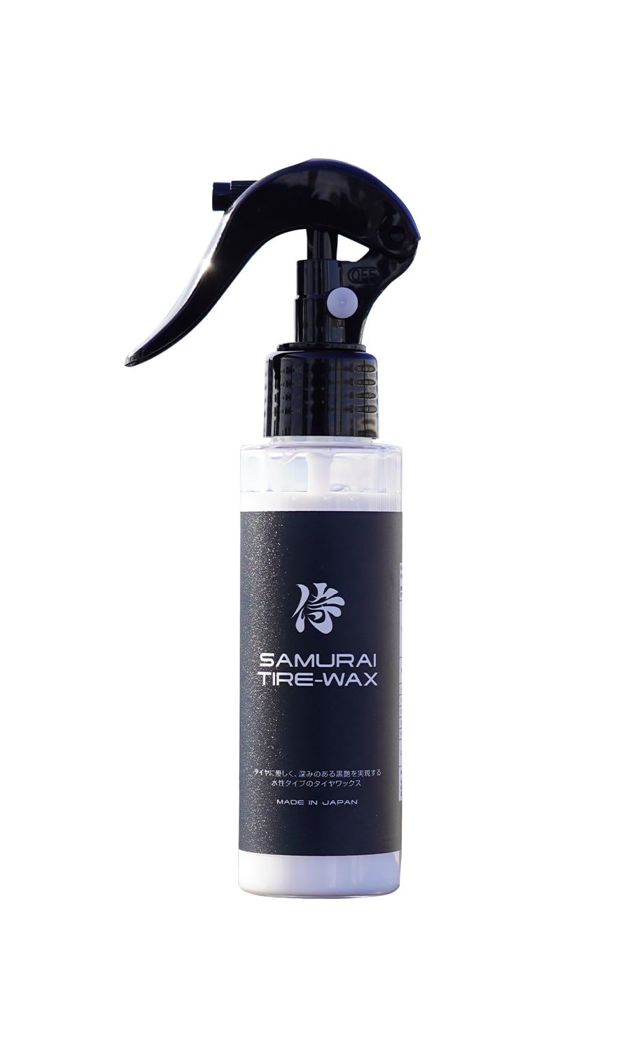 【サムライプロデュース】タイヤワックス 水性 100ml 塗り込み 艶出し コーティング ｜タイヤ保護 劣化防止 紫外線対策｜自然なツヤ 車 バイク 洗車用品 日本製