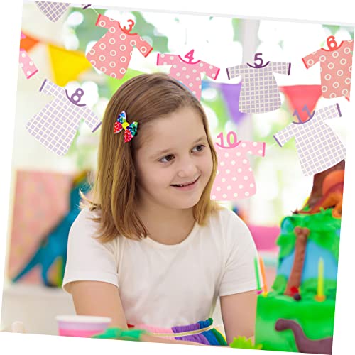 Gatuida 6 Conjuntos Em Forma De Celebração Primeiras Decorações Para Decoração De Aniversário De Árv