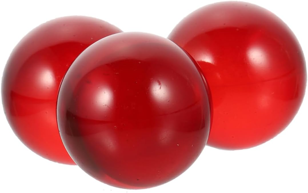 3Pcs Glass Ball Decor Artistic Spheres for Table Centerpieces Stunning Photography Ornaments Decor Enhancements Decorative Figurines