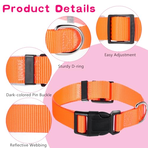 Collar para perro mediano ajustable 20 piezas nylon colores miniatura 6