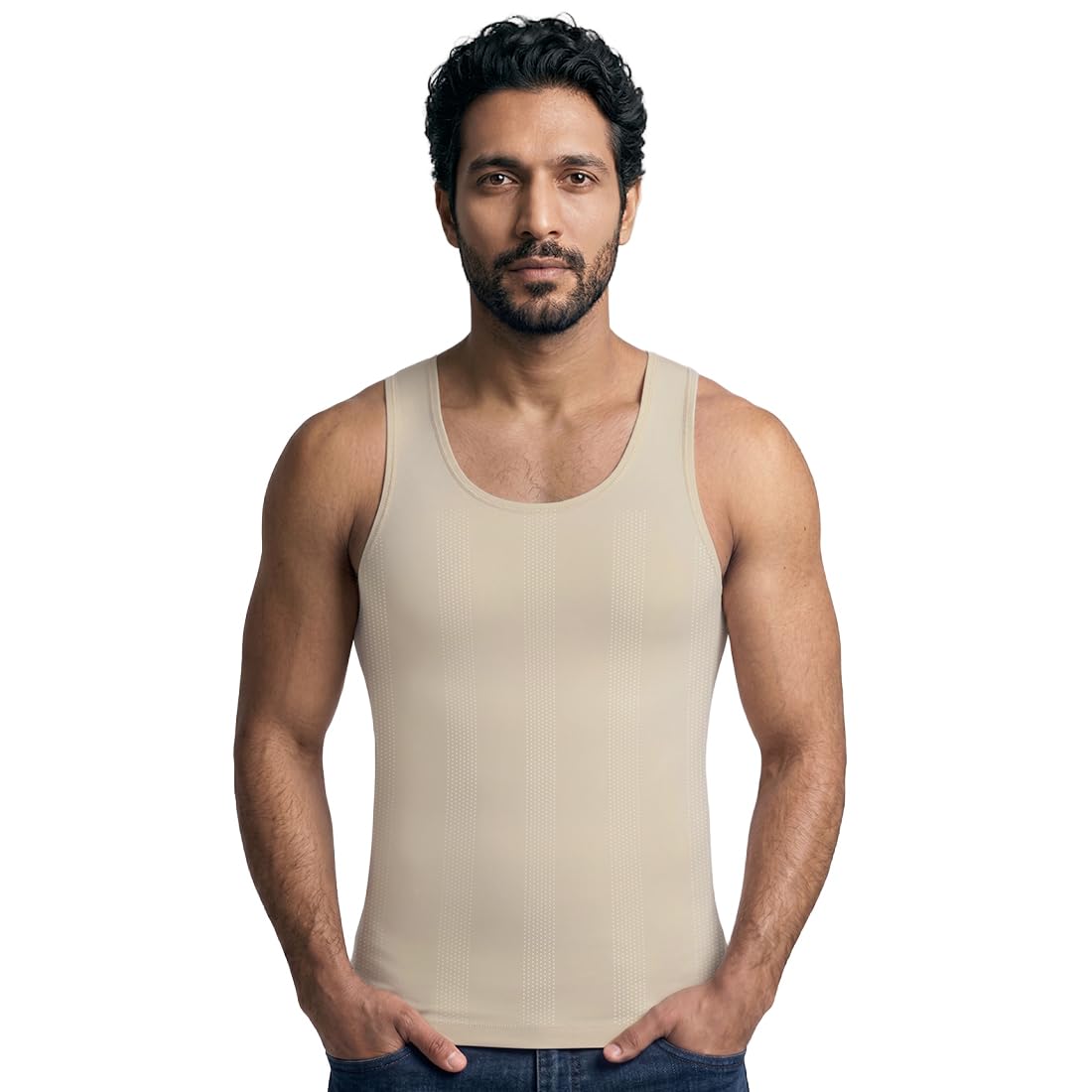 dermawear Men Zenrik High Compression Shapewear Vest for Chest and Abdomen-picture-26