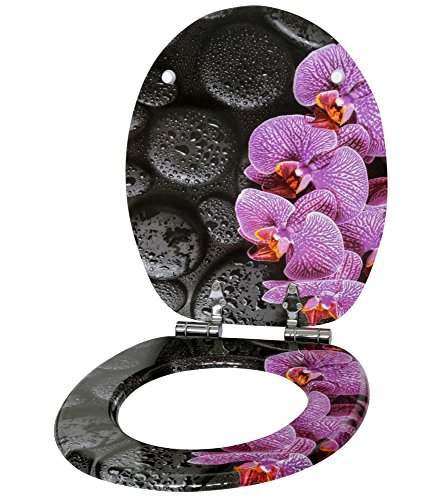Abattant WC Sanilo fixation facile et charnières robustes modèle Madeira robuste - 4