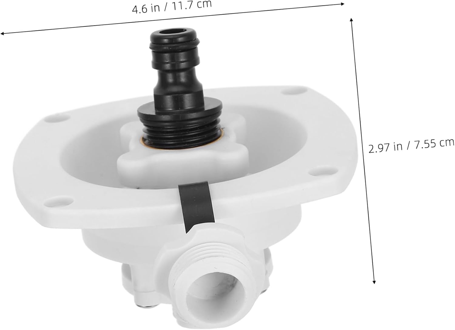 Rv Water Inlet Filler Cap Construction Leak Design for Rv Yacht Modification Stylish Finish Quick Connector Water Fill Inlet