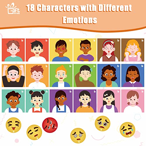 Giftamaz Social Emotional Learning Games, 55 Pcs Communication Games For Kids, Social Skills Games, Emotion Feeling Cardboard Toys Boxinplay Gift For Toddlers Boys Girls 3+ Year Old #TOP5