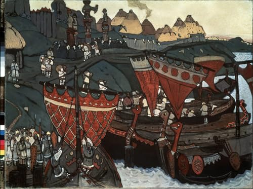 Slavi sul Dnepr Varegues Nicholas Roerich cuadros grandes para vestir paredes vacías de casa