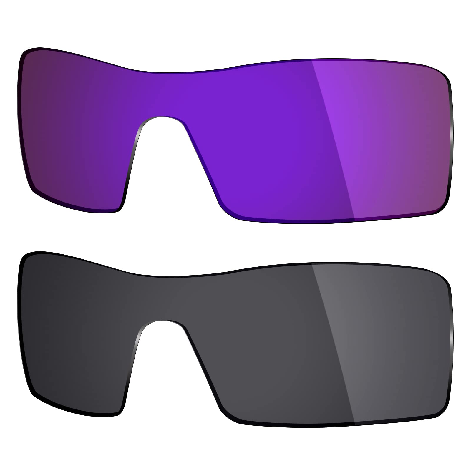 Mryok 2 Pair Polarized Replacement Lenses for Oakley Oil Rig Sunglass - Options