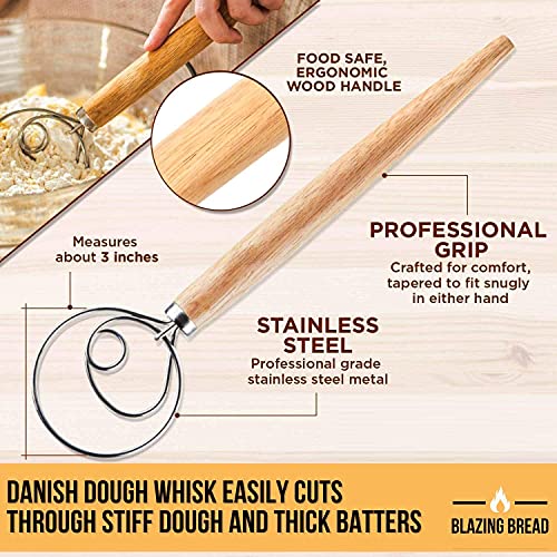 Ultimate Artisan Banneton Bread Proofing Basket Set Of 2 - Round & Oval Rattan Proofing Baskets, Dough Scraper, Recipe Book - Sourdough Bread Baking Supplies - Perfect Bread Making Tools And Supplies #TOP4