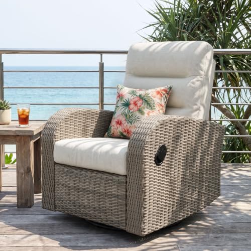 Vakollia Outdoor Swivel Recliner Chair