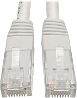 Vista 25 de TRIPP LITE N200-010-BKTripp Lite Cable de conexión moldeado Cat6 Cat5e Gigabit RJ45 M/M 550MHz