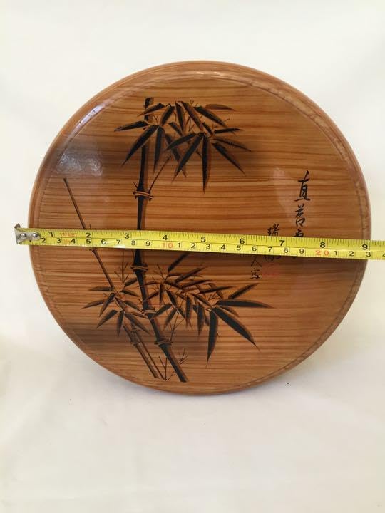 茶櫃 茶道具 竹 漆器 新潟塗円形茶櫃 茶道 竹使用漆製品 漆器