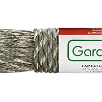 GardenMate Paracord 550 Zeltleine & Outdoor Nylonseil 31m 4mm - Camouflage – Ansicht 2