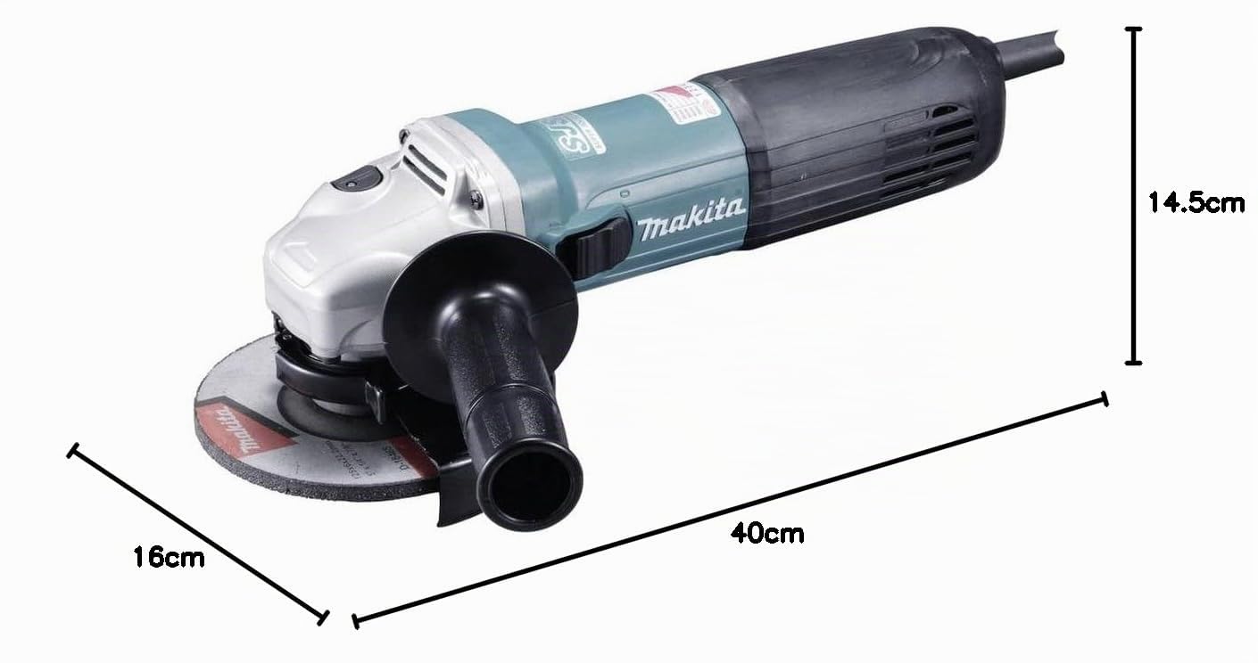 Makita GA5040CZ1- Smerigliatrice angolare, 125 mm, 1.400 Watt