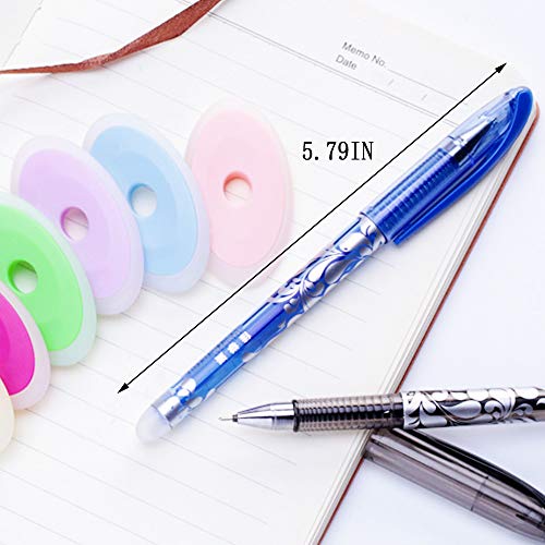 Bolígrafos de Gel Borrables 6 Pack Punta Fina 0.5 mm miniatura 3