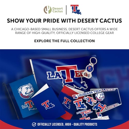 Desert Cactus Louisiana Tech University Gorra Baseball Azul miniatura 6