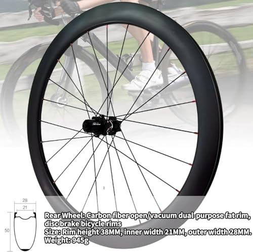 Roues route carbone 700C : éliminez le poids et roulez plus vite - 4