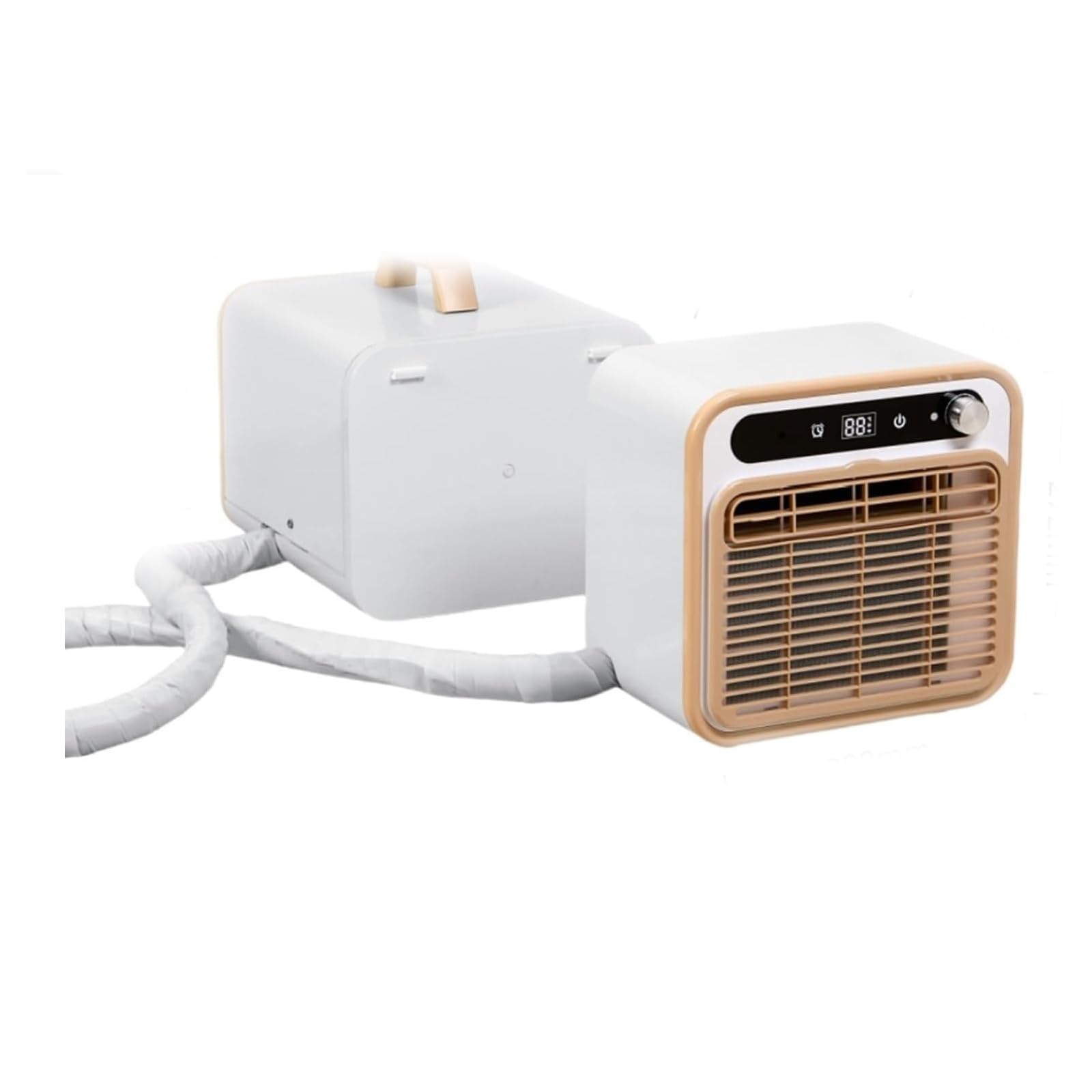 MESOVFCA Portable Air Conditioner 1500W - Quiet Cooling Unit with 130m³/h Airflow, 12h Timer, Remote Control & Wifi, Lightweight 13kg, Ideal for Camping & RVs