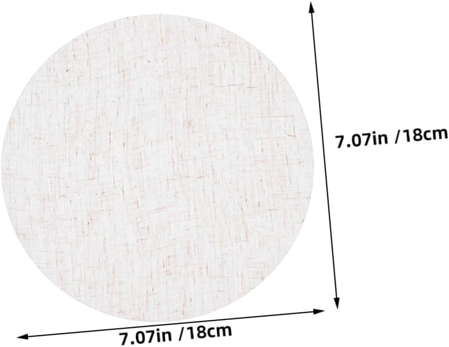2pcs Lampshade Diffuser for Ceiling Lights Soft Light Cover for Boys and Girls Rooms Eye Protection Fabric Shade High-temperature Resistant Design Adhesive Diameter