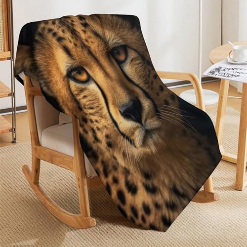 Couverture léopard pour cocooning sur le canapé ou lit de chambre - 7