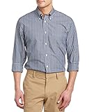 Brooks Brothers Herren Sport Non-Iron Broadcloath Micro Graph Check Slim Hemden, blau (Navy 46), 50/M