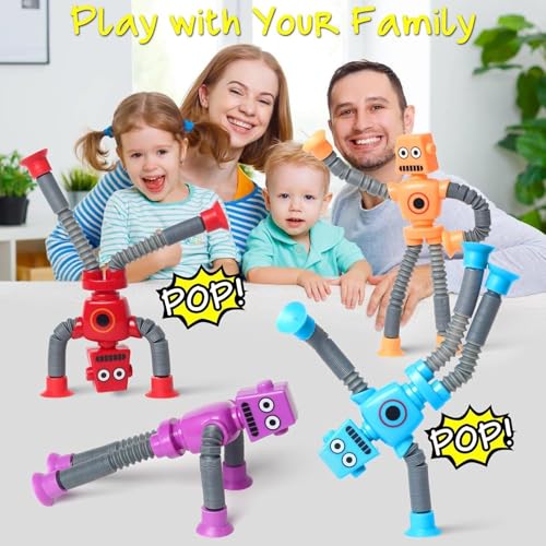JoyJoyful 3 Pack Maze Sensory Toys, Squishy Fidget Toys for Kids Adults, Autism Stress Adhd Toys, Gel Filled Relief Toy Special Needs Developmental Toys (B) - Image 4