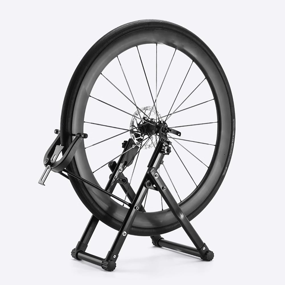 Soporte para Equilibrado De Ruedas Y Reparación De Llantas, Soporte De Alineación De Ruedas De Bicicleta, Adecuado para Ruedas De 12 A 29 Pulgadas