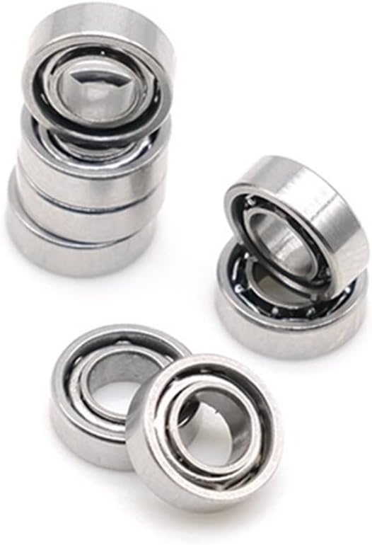 Miniature Bearing SMR74 Open/Single Sealed 4x7x2 MM Stainless Steel Bearing for Rc Hobby and Industry SMR74 MR74K