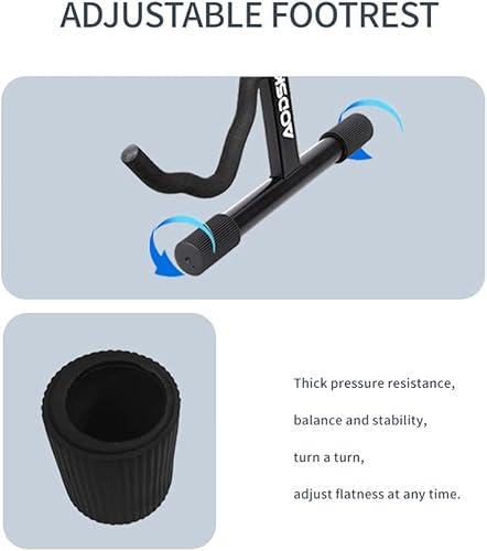 Vista 7 de AODSK Soporte plegable para guitarra con marco en A ajustable para guitarras acústicas clásicas y eléctricas, Ukelele bajo, portátil