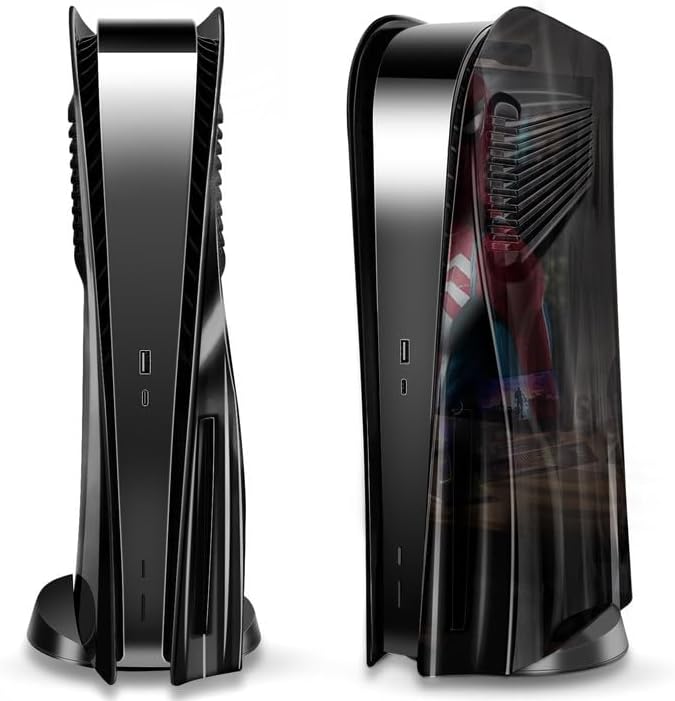 SIKEMAY PS5 Cover Plates with Cooling Vents for Disc Edition, PS5 Face Plate