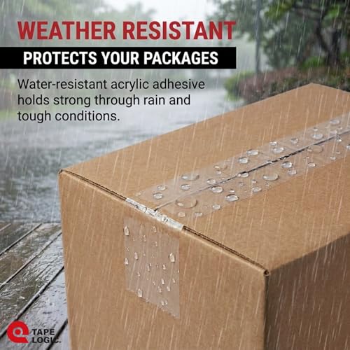 Image of Tape Logic Packing Tape (6-Rolls), 2 inch x 55 yd - Heavy Duty Packaging Tape Refill for Shipping, Moving, Order Fulfillment, Hot Melt 1.6 Mil