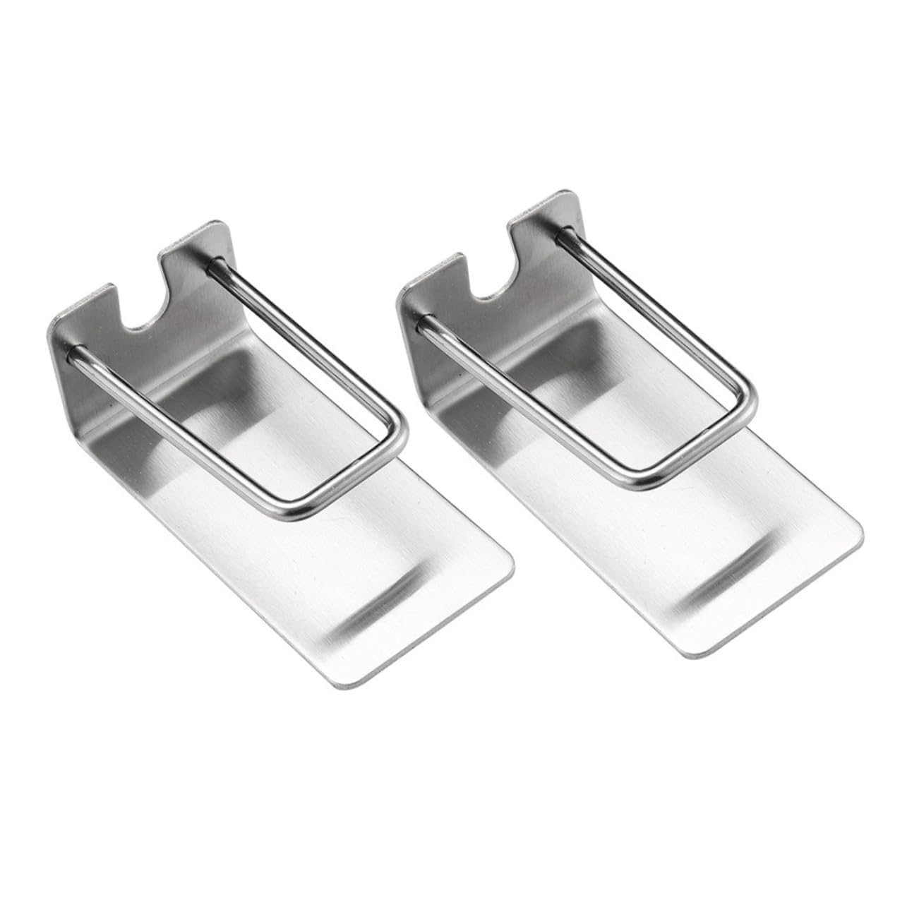 Porte-brosses à dents mural inoxydable x2 support rangement douche sans perçage