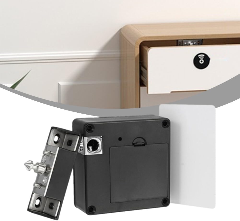 for Smart Wood Door Lock Keyless Invisible Lock IC Card NFC Drawer