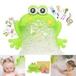 Light Up Baby Bath Bubble Toys,Tub Big Frog Automatic Bubble Maker Blower Toys with 24 Music Baby Fun Shower Toys, for Boys, Girls（New 2024）