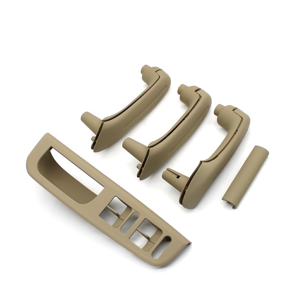 WIJHJET for VW for Bora for Golf 4 MK4 for Jetta 1999-2004 RHD Car Interior Front Rear Left Right Door Pull Handle Set Car Interior Door Handle(Beige 8PCS)