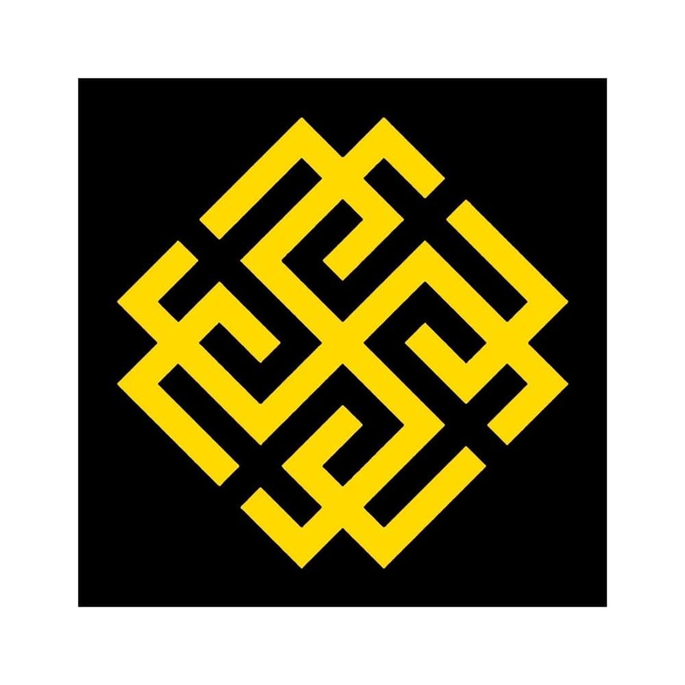 Auto Accessory 15 * 15cm Amulet Car Sticker Vinyl Decal Car Auto Stickers for Car Bumper Window Car Decoration(Yellow)