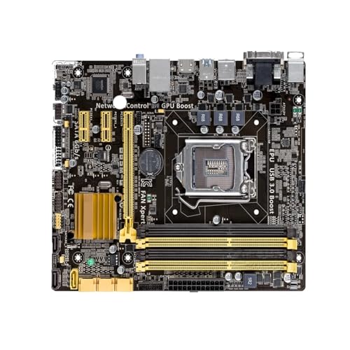 HYUIND Placa Madre Fit For ASUS B85M-G LGA1150 de 4ª generación con procesador Intel i3, i5 y i7 4790K, 4 DDR3 de 32 GB, 4 SATAIII M-ATX