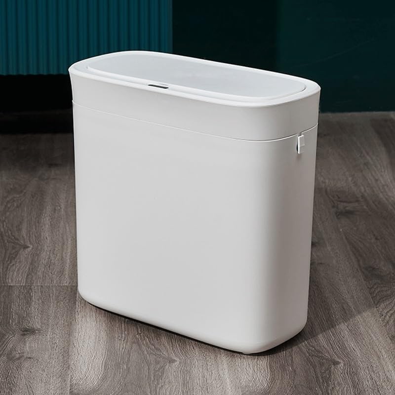 PP Material Automatic Packaging Garbage Bin Intelligent Sensing Household Bathroom Trash Cans