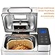 Coocheer Brotbackautomat mit 19 Programmen, automatischer Brotbackautomat für Brot, Baguette und Joghurt, Antihaftbeschichtung, programmierbarer 15 Stunden Timer, blaues Hintergrundbeleuchtung,