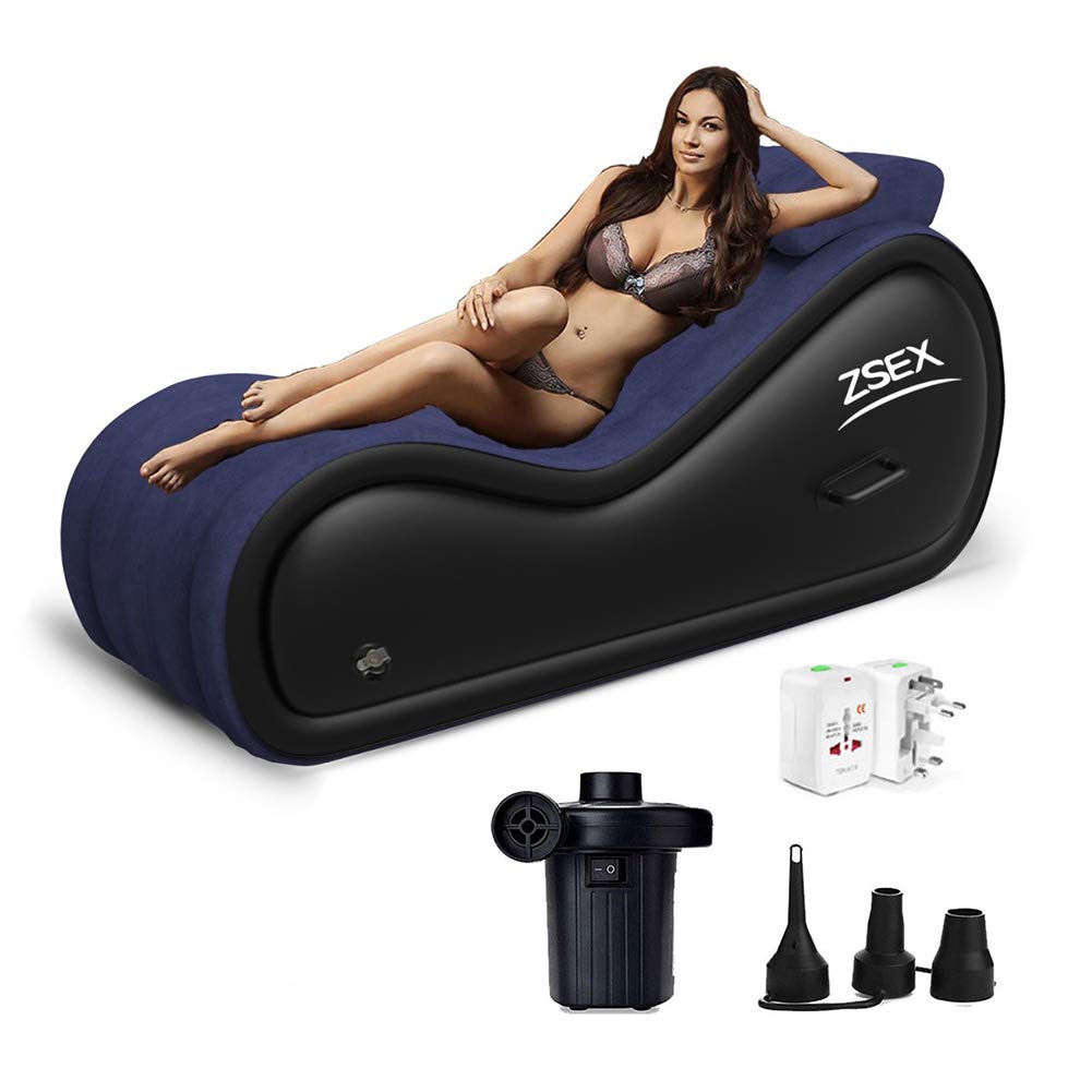 UZTZTING Yoga Chaise Lounge Chair S&éx Furniture Chair S&éx Chair Sofa Love Couch Stool Couples Yoga Bed with Electric…