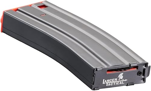Miniatura 6 de Lancer Tactical Gen 2 Hi-Cap 300 Round AEG Airsoft Training Metal Magazine Color NegroBronceado