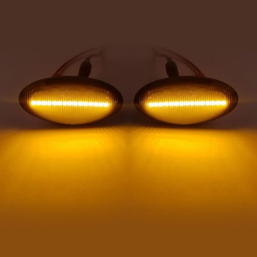 Miniatura 5 de GZYF Conjunto de luz de marcador lateral de flujo secuencial delantero automático para Suzuki Jimny 2012-2018, Swift 2004-2020, SX4 2006-2020, Ignis