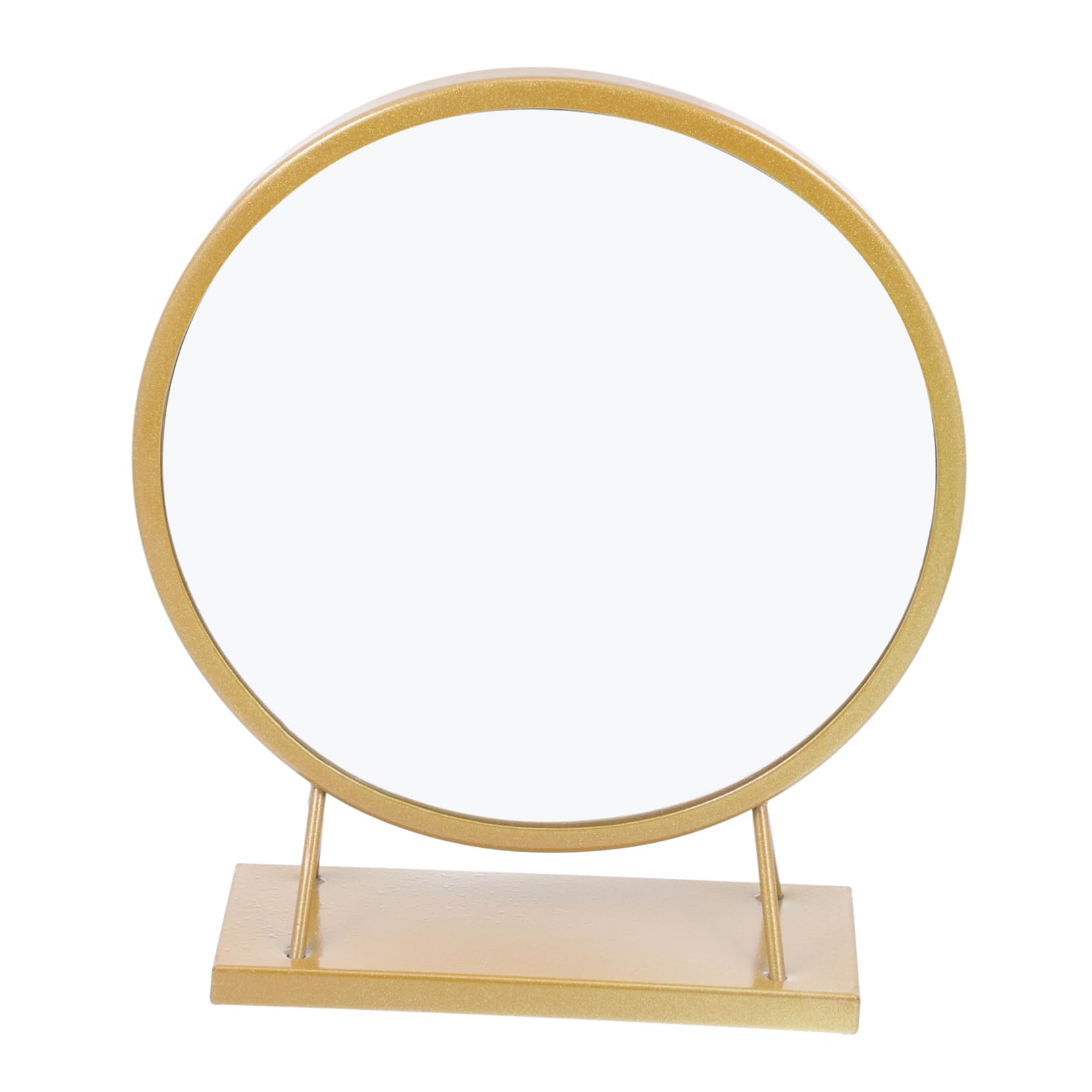 Miroir Maquillage Rond Doré pour une Coiffeuse de Chambre Chic