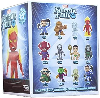 Funko Pop! Mystery Mini: Fantastic Four (One Random Mystery Mini Figure per Purchase) Funko Pop! Mystery Mini: Fantastic Four (One Random Mystery Mini Figure per Purchase) | Pop Spiderman | 4 Funko Pop! Mystery Mini: Fantastic Four (One Random Mystery Mini Figure per Purchase) | Pop Spiderman