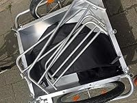 Fahrradanhänger Transportanhänger Cargo Trailer - Red Loon Cargo T4 - Fahrrad Transport Anhänger - Alu Wanne - Aluminium Felgen - extrem leicht - 144 Ltr – Ansicht 8
