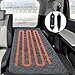 Car Plug 12 Volt Crystal Velvet Non-Slip Bottom Blanket Heating Mat Outdoor Blanket Heated Mattress,Heated Blanket Sleeping Bag Mat-9 Heat Setting 9 Timer Setting( 66.9