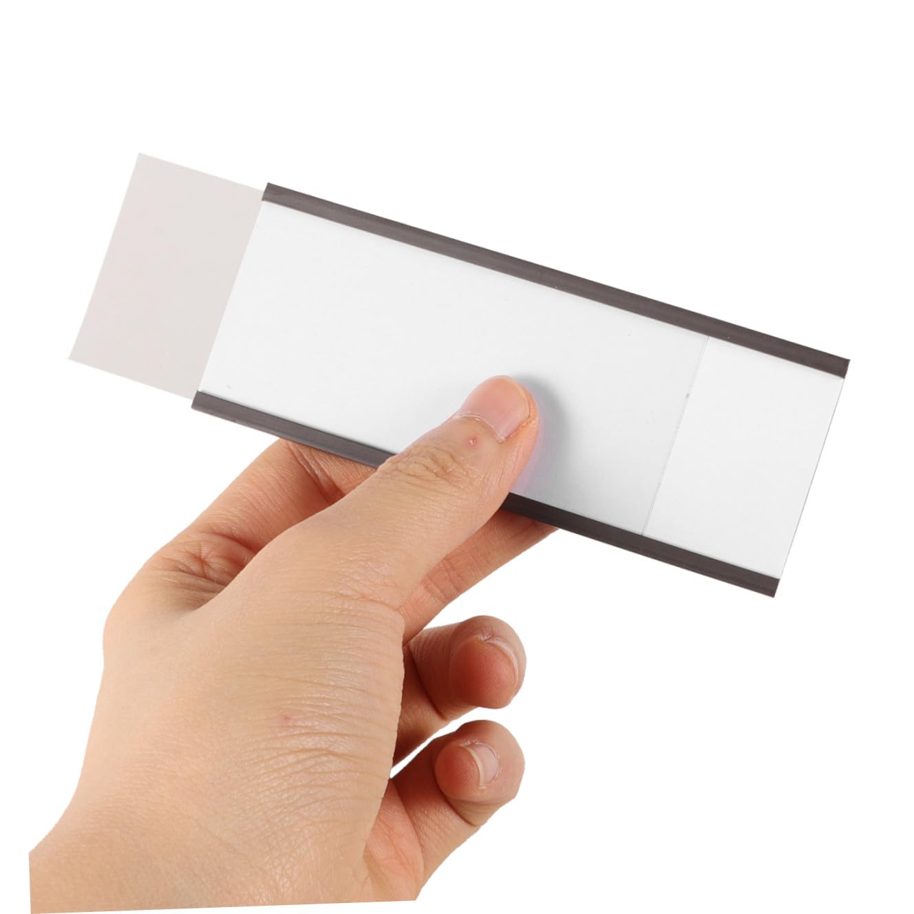 Uonlytech 20pezzi Etichette Magnetiche Porta Etichette Tipo Canale Clip Magnetica Per Dei Prezzi Gestione Scaffale Supermercato Biblioteca Magazzino Efficienza Pratica Durata Qualità