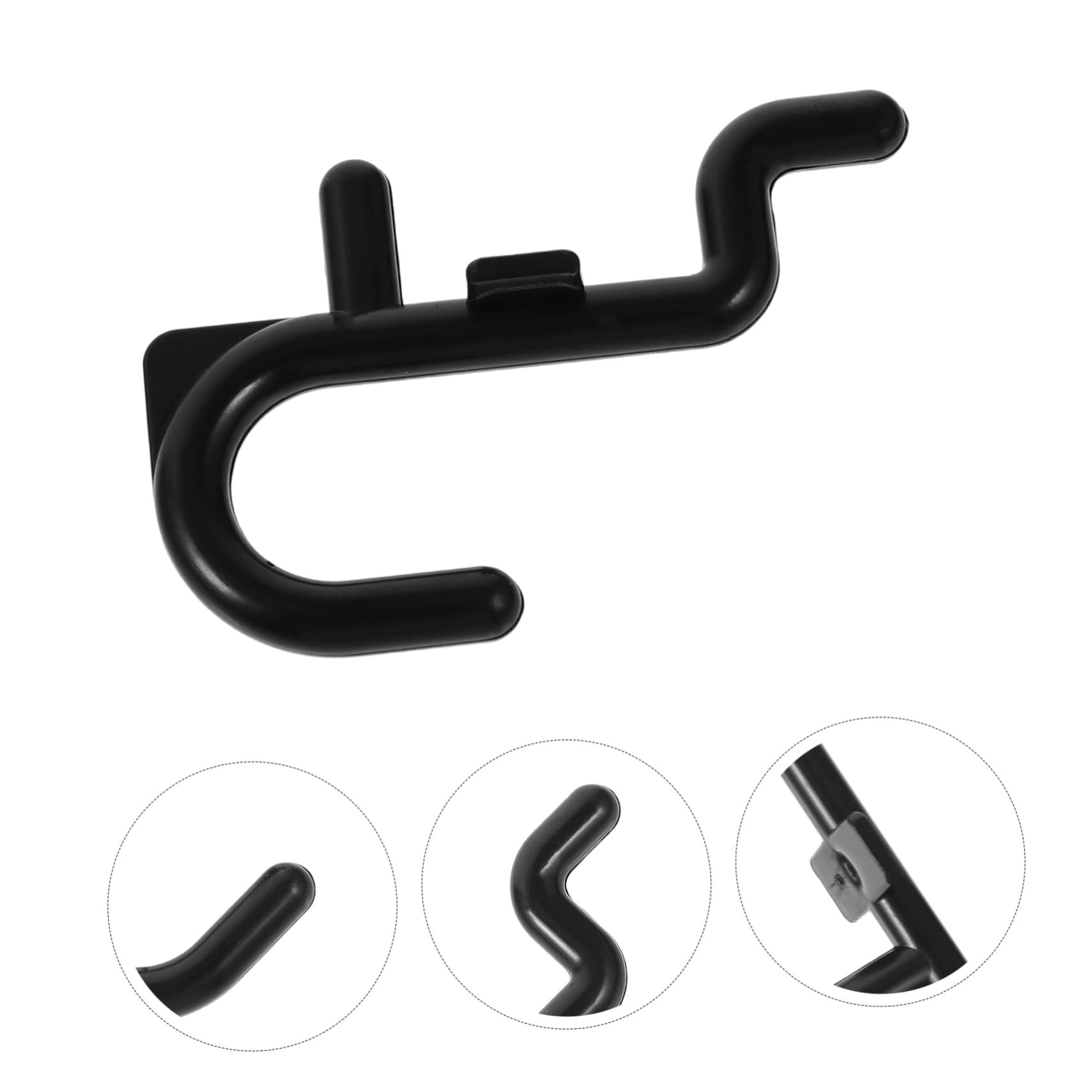 CIYODO Garage Pegboard Hooks 20pcs Plastic Hooks for Pegboard Versatile Hanging for Tools